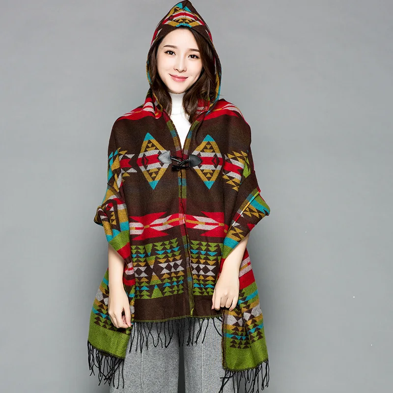 Nepal National Style Cashmere Pashmina Furcal Shawl Women's Winter Hooded Poncho Scarves Shawl Wrap Travel Photo Blanket
Nepal National Style Cashmere Pashmina Furcal Shawl Women's Winter Hooded Poncho Scarves Shawl Wrap Travel Photo Blanket