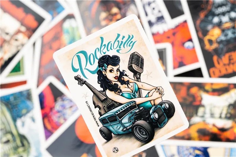 32PCS Mixed Skull Sticker Graffiti JDM Stickers to DIY Guitar Motorcycle Laptop Luggage Skateboard Car Snowboard (14)