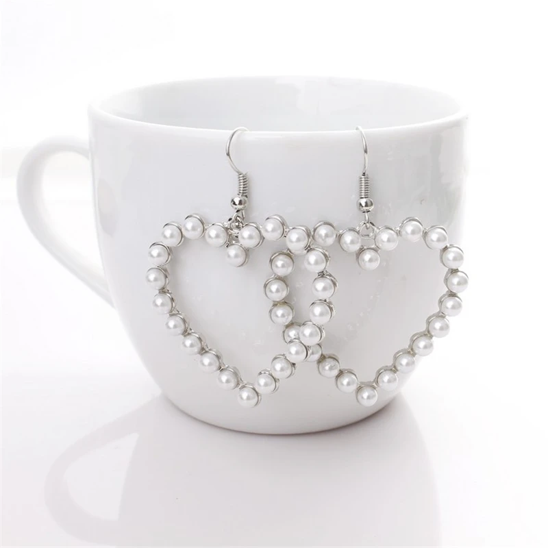 YOBEST Simple Fashion Jewelry Peach Heart Pearl Dangle Drop Earrings Female Love Earrings Boucle D'oreille Femme
YOBEST Simple Fashion Jewelry Peach Heart Pearl Dangle Drop Earrings Female Love Earrings Boucle D'oreille Femme
