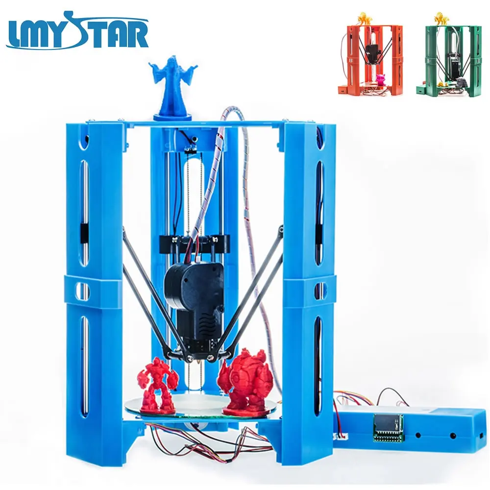LMYSTAR Easy Assembly DIY MiNi 3D Printer Delta Kit Desktop Printer with 1.75mm Filament sd card for 3d printing beginner
LMYSTAR Easy Assembly DIY MiNi 3D Printer Delta Kit Desktop Printer with 1.75mm Filament sd card for 3d printing beginner