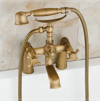 Free Shipping Antique Bathroom Single Handle Wall Mounted Bathtub Shower Set Mixer Set Faucet Tap Bathroom Shower H9560
Free Shipping Antique Bathroom Single Handle Wall Mounted Bathtub Shower Set Mixer Set Faucet Tap Bathroom Shower H9560