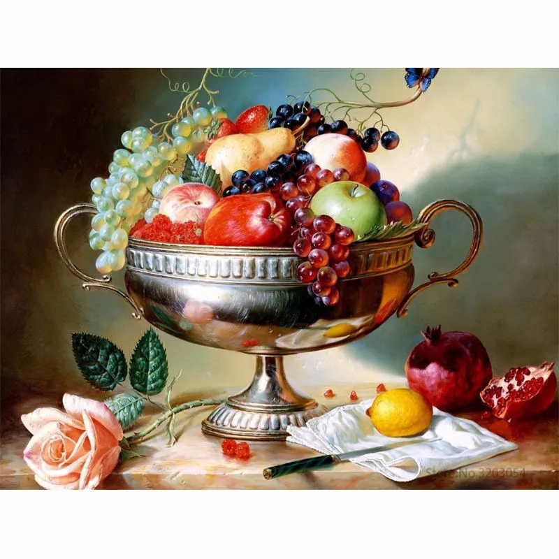 CHUNXIA Framed DIY Painting By Numbers Fruit Acrylic Painting Modern Picture Home Decor For Living Room 40x50cm RA3031
CHUNXIA Framed DIY Painting By Numbers Fruit Acrylic Painting Modern Picture Home Decor For Living Room 40x50cm RA3031