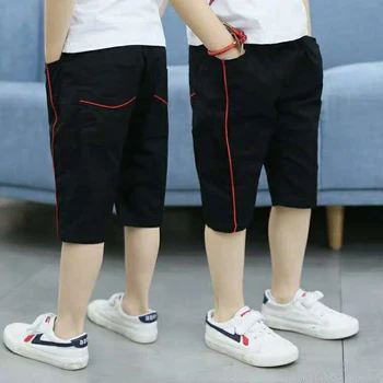 Summer Casual Boys Short Pants Kids Mid Waist Red/Black Short Pants 4-13Yrs Children Boy Soft Elastic Waist Short Straight Pants
Summer Casual Boys Short Pants Kids Mid Waist Red/Black Short Pants 4-13Yrs Children Boy Soft Elastic Waist Short Straight Pants