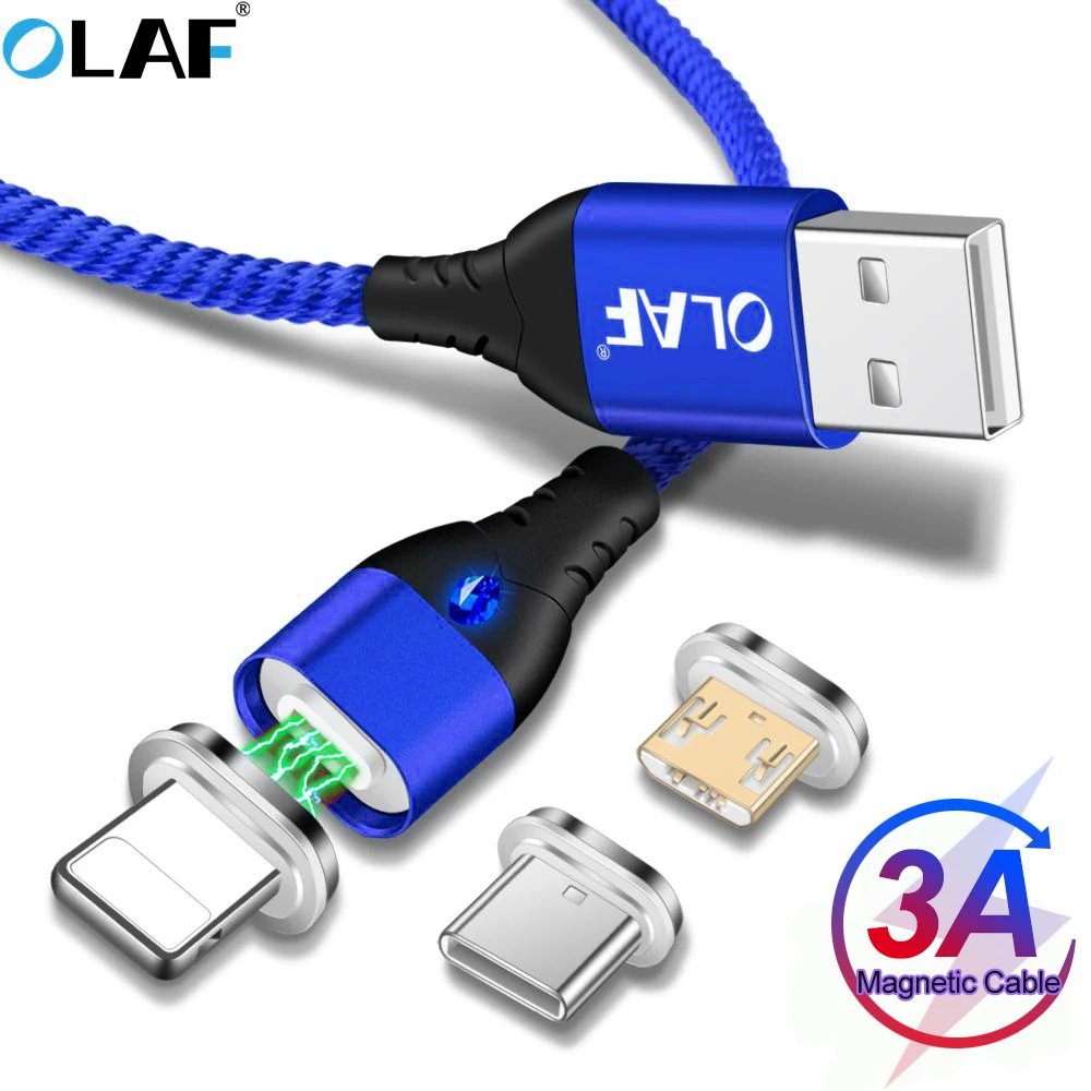 OLAF Magnetic Charger Micro USB Type C Cable For Xiaomi Redmi Note 7 6 USB C 5A Fast Charging Magnetic Cable For iPhone Xs X 8 7
OLAF Magnetic Charger Micro USB Type C Cable For Xiaomi Redmi Note 7 6 USB C 5A Fast Charging Magnetic Cable For iPhone Xs X 8 7