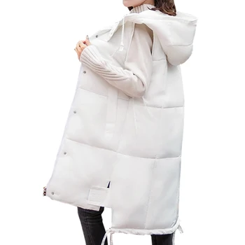 Autumn Winter Spring Vest Women Waistcoat 2019 Female Sleeveless Jacket Hooded Warm Long Vest Colete Feminino Plus Size 5XL
Autumn Winter Spring Vest Women Waistcoat 2019 Female Sleeveless Jacket Hooded Warm Long Vest Colete Feminino Plus Size 5XL