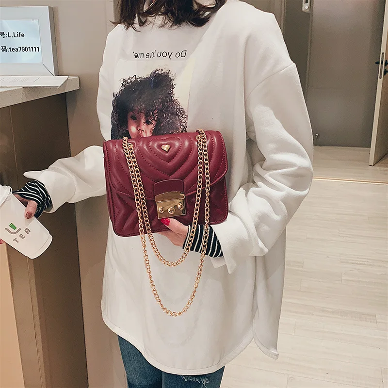 Brand Bag Female Handbags Fashion Chain Shoulder Messenger Bag New Korean Version Small Square Crossbody Bag
Brand Bag Female Handbags Fashion Chain Shoulder Messenger Bag New Korean Version Small Square Crossbody Bag