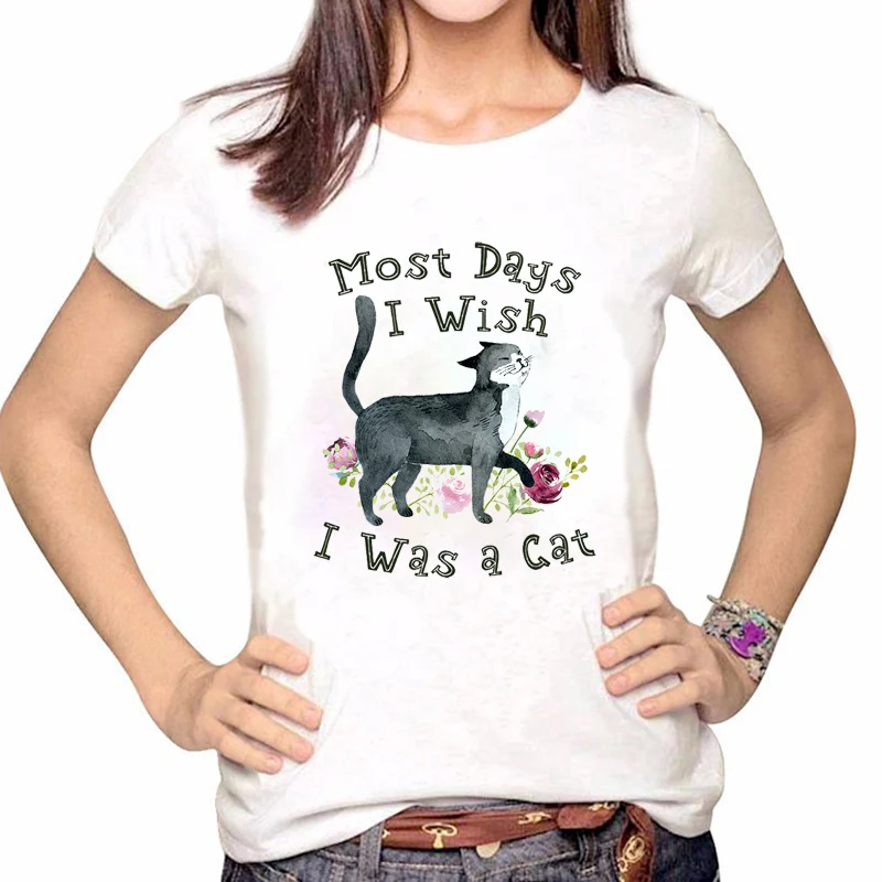 Women Clothes Tshirt Fashion Shirt Printed Happy Cat Flower Casual Woman Tee Ladies Female T-shirt Short Sleeve T Top
Women Clothes Tshirt Fashion Shirt Printed Happy Cat Flower Casual Woman Tee Ladies Female T-shirt Short Sleeve T Top