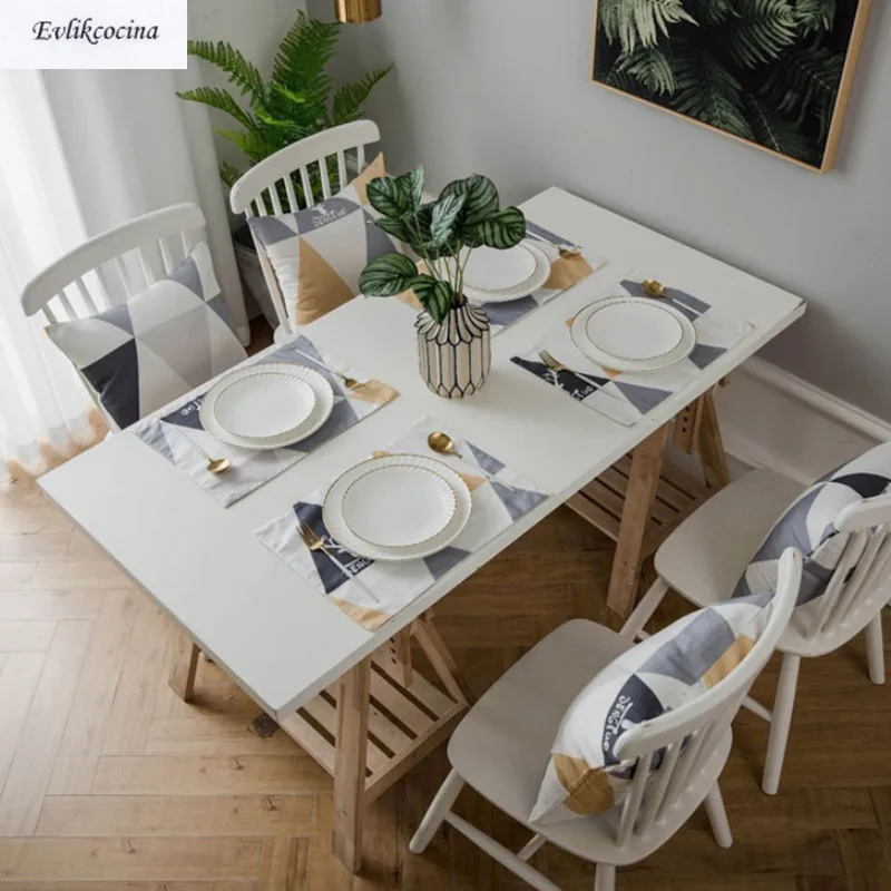 Free Shipping Yellow Triangles Deers Placemat Kitchen Accessories Mat Pad For Dining Table Mantel Individual Salvamanteles
Free Shipping Yellow Triangles Deers Placemat Kitchen Accessories Mat Pad For Dining Table Mantel Individual Salvamanteles