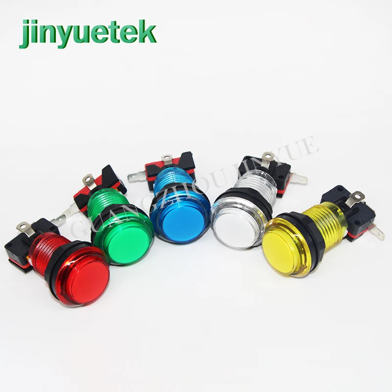 33mm LED Arcade Push Button 5 colors plastic Start Button Switch 5V Illuminated game machine Cabinet Accessories
33mm LED Arcade Push Button 5 colors plastic Start Button Switch 5V Illuminated game machine Cabinet Accessories