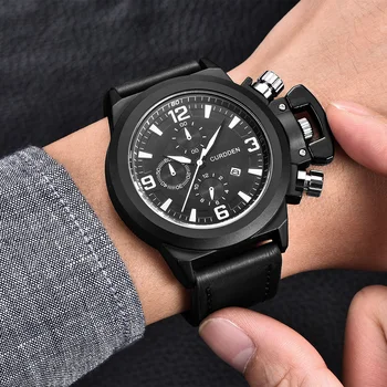 1pc / lot Watches Mens Curdden Brand Watch Fashion Leather Date Quartz WristWatch Relogio Masculino Montre Homme Reloj Hombre
1pc / lot Watches Mens Curdden Brand Watch Fashion Leather Date Quartz WristWatch Relogio Masculino Montre Homme Reloj Hombre
