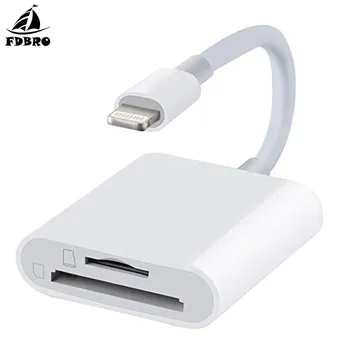 FDBRO SD TF Camera Card Reader Digital Kit Compatible OTG Adapter Cable For iPad Android Device For iPhone iOS 9.2-12
FDBRO SD TF Camera Card Reader Digital Kit Compatible OTG Adapter Cable For iPad Android Device For iPhone iOS 9.2-12