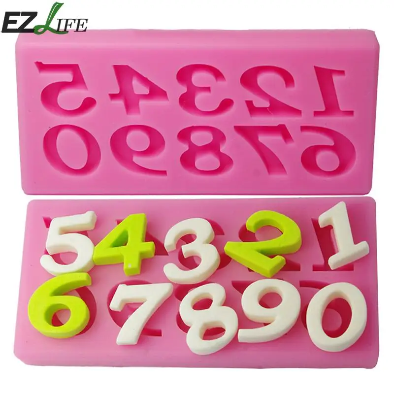 New 0-9 Number Chocolate Cake Mould 3D Food Grade Silicone Mold Silicone Nonstick Bakeware Family Baking Cake Mould GF054
New 0-9 Number Chocolate Cake Mould 3D Food Grade Silicone Mold Silicone Nonstick Bakeware Family Baking Cake Mould GF054