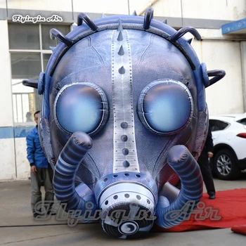 Customized Defender Inflatable Gas Mask 4m Height Air Blown Helmet Mask Replica Model For Parade Event And Advertising Show
Customized Defender Inflatable Gas Mask 4m Height Air Blown Helmet Mask Replica Model For Parade Event And Advertising Show
