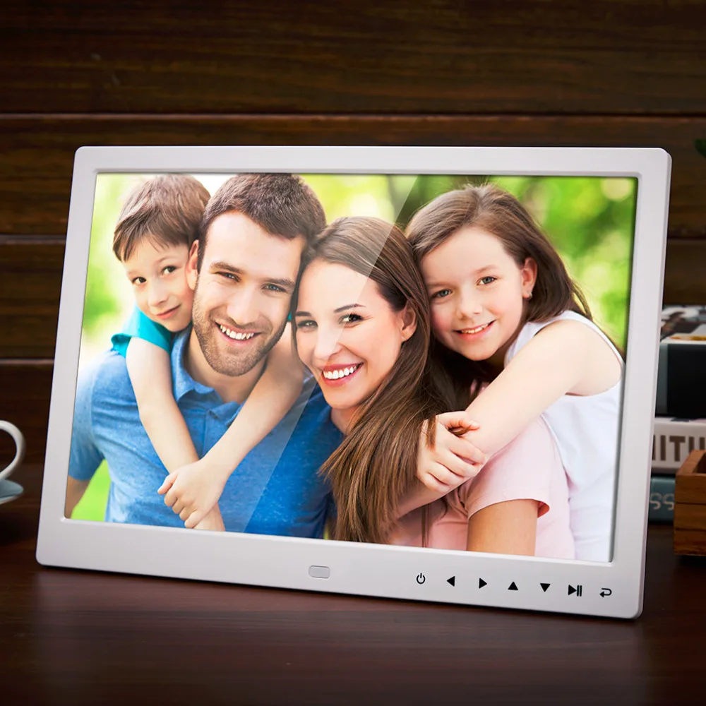 

13 Inch 1280*800 HD Front Touch Digital Photo Frame High Resolution Wide Screen Picture Frame Photo Album Frame US/EU/UK Plug