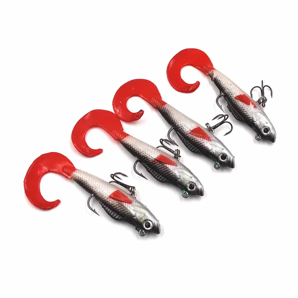 20pcs/lot New Lead Head Soft Fishing Lures Long Tail Artificial Bait soft Fishing Baits
20pcs/lot New Lead Head Soft Fishing Lures Long Tail Artificial Bait soft Fishing Baits