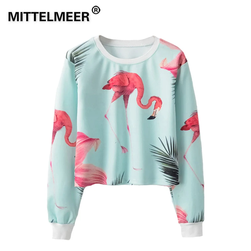 MITTELMEER 2019 Harajuku Kawaii Sweatshirt Woman girls crop top Cartoon Flamingo unicorn printing short Sweatshirt Hoodies
MITTELMEER 2019 Harajuku Kawaii Sweatshirt Woman girls crop top Cartoon Flamingo unicorn printing short Sweatshirt Hoodies