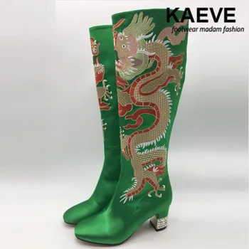 Kaeve Fashion Embroidery Silk Botas Butterfly-knot Crystal Embellished Animal Prints Zip Up Women Runway Ethnic Style boot
Kaeve Fashion Embroidery Silk Botas Butterfly-knot Crystal Embellished Animal Prints Zip Up Women Runway Ethnic Style boot
