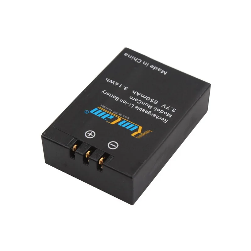 RUNCAM Runcam 2 Runcam 3S 3.7V 850mAh 3.14Wh Li-ion Battery RC2-09 for FPV Racing Drone
RUNCAM Runcam 2 Runcam 3S 3.7V 850mAh 3.14Wh Li-ion Battery RC2-09 for FPV Racing Drone