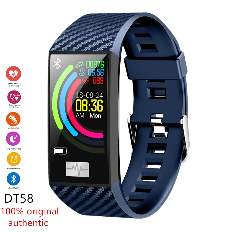 DT58 Smart Band ECG Monitoring Men's And Women's Bracelet Heart Rate Color Screen Smart Watch Waterproof Sports Fitness Tracker
DT58 Smart Band ECG Monitoring Men's And Women's Bracelet Heart Rate Color Screen Smart Watch Waterproof Sports Fitness Tracker