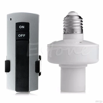E27 Screw Wireless Remote Control Light Lamp Bulb Holder Cap Socket Switch New Drop ship LS'D Tool
E27 Screw Wireless Remote Control Light Lamp Bulb Holder Cap Socket Switch New Drop ship LS'D Tool