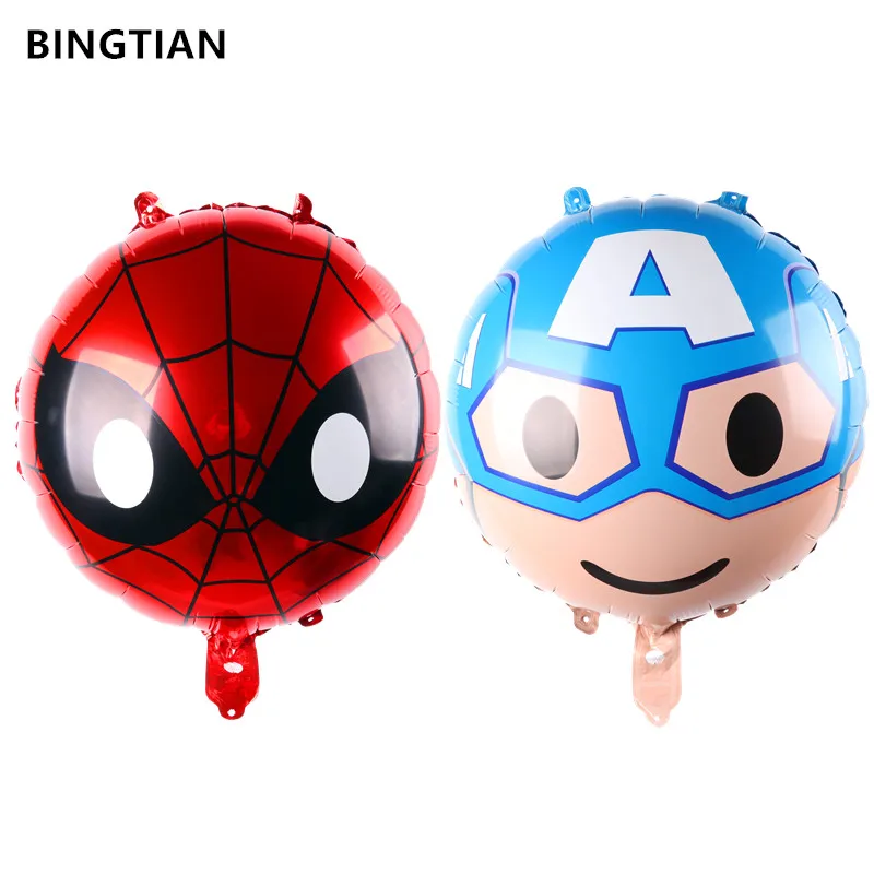 BINGTIAN Superhero Baby Toy Captain America Superman Spiderman Helium Balloon Decorations Party Wholesale balloons
BINGTIAN Superhero Baby Toy Captain America Superman Spiderman Helium Balloon Decorations Party Wholesale balloons