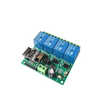 ESP8266 4-channel 5V WiFi Relay Module IOT Smart Home Phone APP Remote Ontrol Switch
ESP8266 4-channel 5V WiFi Relay Module IOT Smart Home Phone APP Remote Ontrol Switch