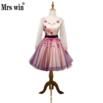 Quinceanera Dresses 2018 New The Full Sleeve Scoop Nenck Luxury Embroidery Above Knee Mini Ball Gown Candy Color Party Prom Gown
Quinceanera Dresses 2018 New The Full Sleeve Scoop Nenck Luxury Embroidery Above Knee Mini Ball Gown Candy Color Party Prom Gown