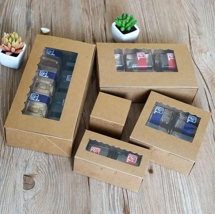 Kraft paper Baking Food Carton Kraft Box with ribbon,pink Cookies Gift packaging Box, Mooncake Macaron cake Packaging paper box
Kraft paper Baking Food Carton Kraft Box with ribbon,pink Cookies Gift packaging Box, Mooncake Macaron cake Packaging paper box
