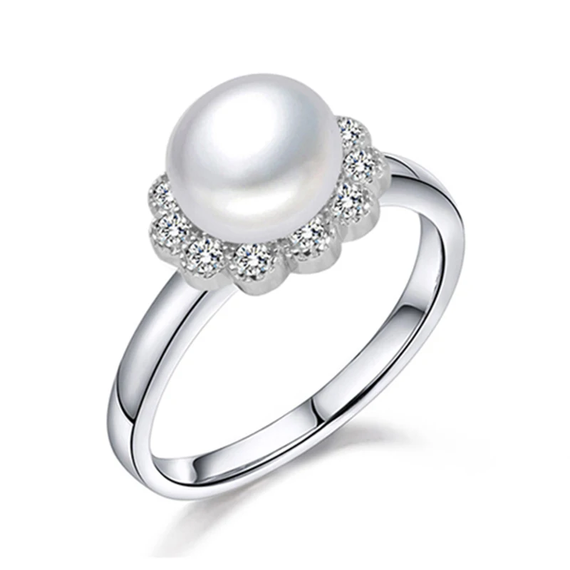RUNZHUQIYUAN 2017 100% natural freshwater pearl ring 925 sterling silver 8-9mm genuine cultured pearl rings for women wedding
RUNZHUQIYUAN 2017 100% natural freshwater pearl ring 925 sterling silver 8-9mm genuine cultured pearl rings for women wedding