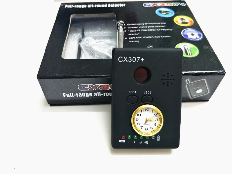 CX307 Multi-function RF Signal Camera Phone GSM GPS WiFi Bug Detector Finder With Alarm For Security
CX307 Multi-function RF Signal Camera Phone GSM GPS WiFi Bug Detector Finder With Alarm For Security