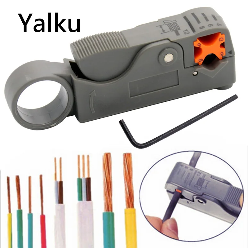 Automatic Stripping Pliers Multifunctional Wire Stripper Wire Cable Tools Cable wire Stripping Crimping tool with Hexagon Wrench
Automatic Stripping Pliers Multifunctional Wire Stripper Wire Cable Tools Cable wire Stripping Crimping tool with Hexagon Wrench