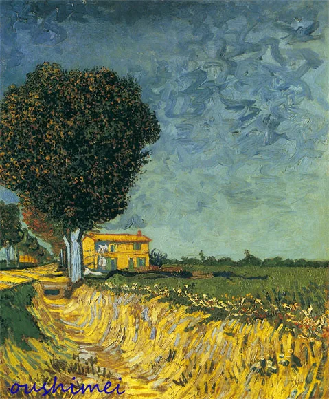 Hand Painted Van Gogh Painting The End Of The Road Scenery Home Decor for Living Room Hotel Tree Landscape Famous Picture
Hand Painted Van Gogh Painting The End Of The Road Scenery Home Decor for Living Room Hotel Tree Landscape Famous Picture