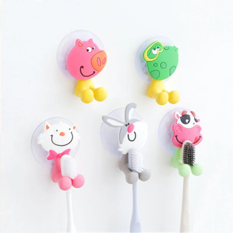 Cute Cartoon Animal Shape Toothbrush Holder For Children Care Sucker Suction Hooks Set Hanging Baby Toothbrush Holders Kids Care
Cute Cartoon Animal Shape Toothbrush Holder For Children Care Sucker Suction Hooks Set Hanging Baby Toothbrush Holders Kids Care