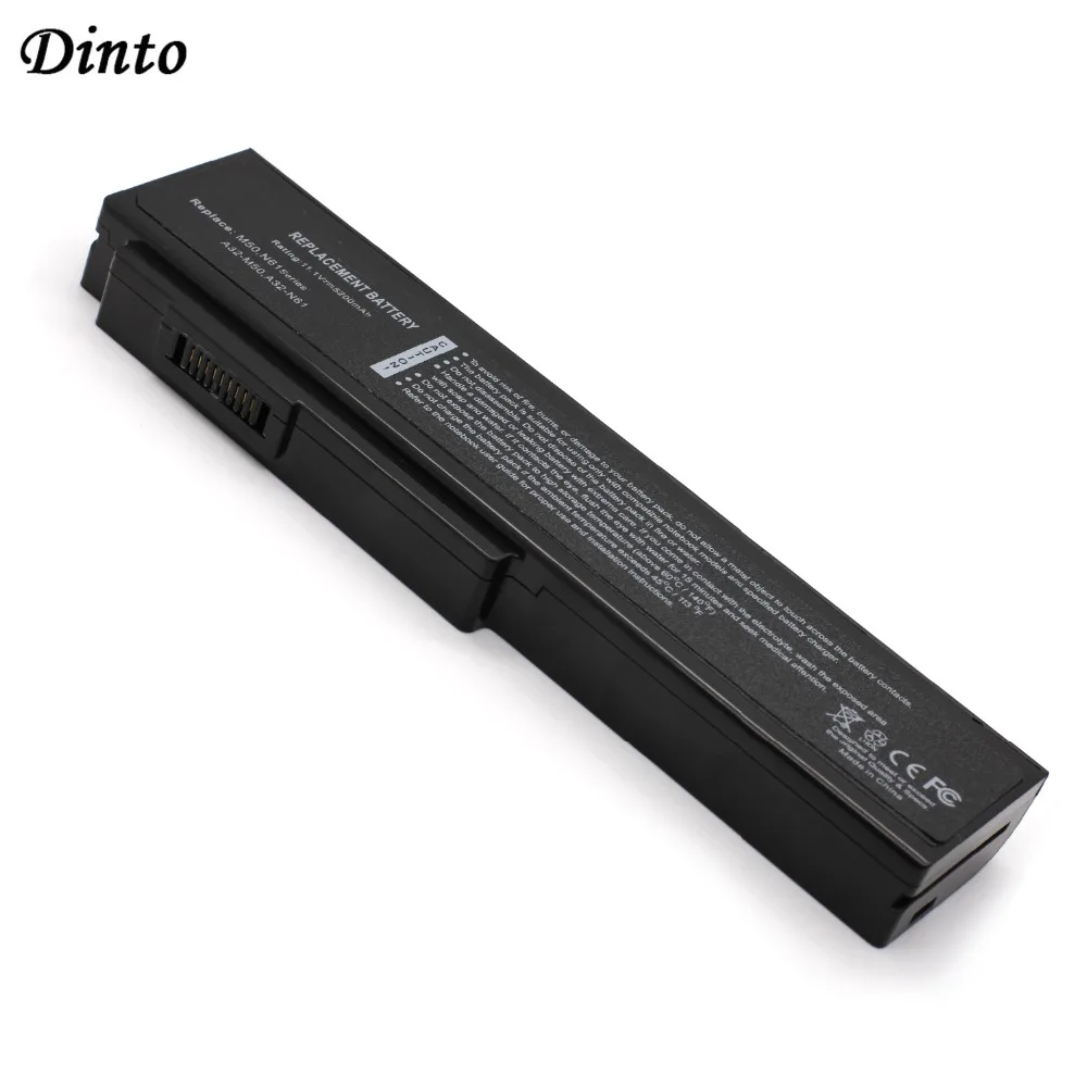 Dinto 6 ячеек ноутбук Батарея 5200 мА/ч 11 1 V для N53J N43J N43S N61JQ M60 A33-M50 A32-N61 A32-M50 A32-H36 A32-X64 A32-N51