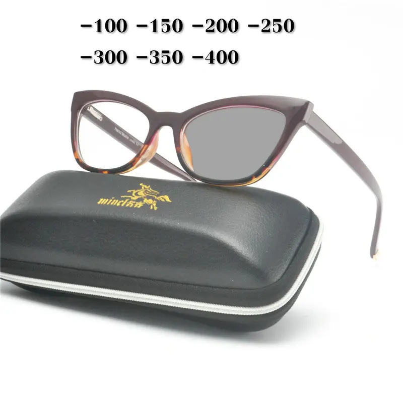 MINCL fashion women cat myopia optical sunglasses sun photochromic finished optical glasses myopia prescription glasses frame NX
MINCL fashion women cat myopia optical sunglasses sun photochromic finished optical glasses myopia prescription glasses frame NX
