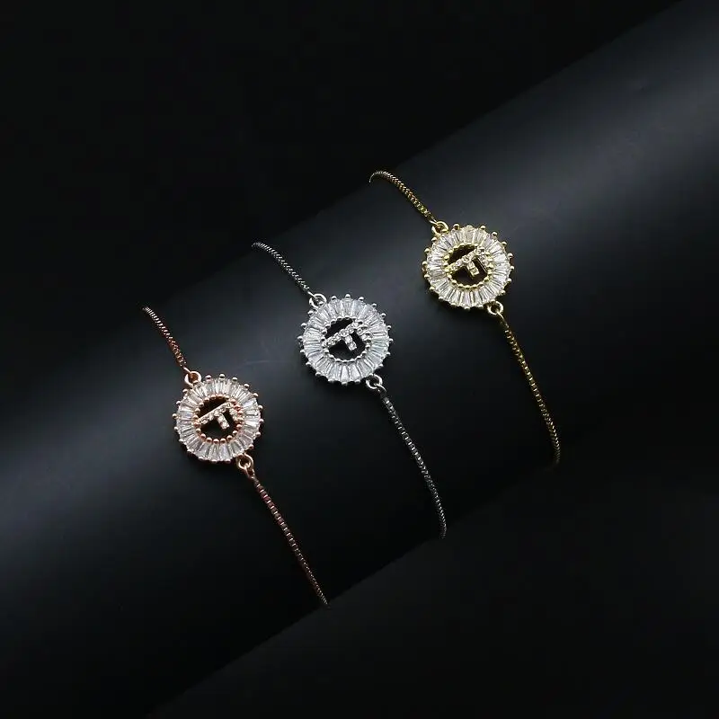Cute Bear Brand Gold Silver Rose Gold Colour Adjustable Box Chain Bracelet Micro Pave CZ Letters Bracelets For Women Jewelry
Cute Bear Brand Gold Silver Rose Gold Colour Adjustable Box Chain Bracelet Micro Pave CZ Letters Bracelets For Women Jewelry
