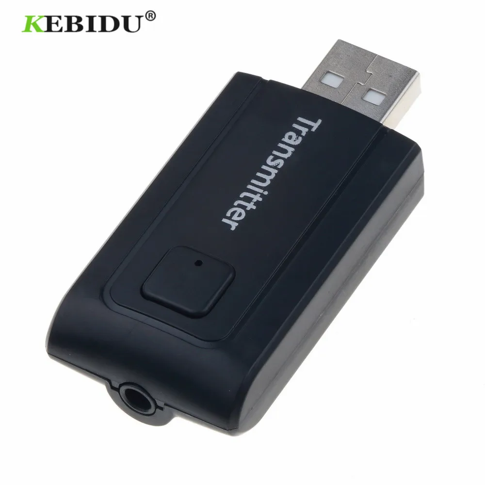 KEBIDU Wireless Bluetooth Transmitter V4.2 3.5mm Stereo Audio Music Bluetooth Adapter A2DP for TV Phone PC MP3 MP4 Speaker
KEBIDU Wireless Bluetooth Transmitter V4.2 3.5mm Stereo Audio Music Bluetooth Adapter A2DP for TV Phone PC MP3 MP4 Speaker