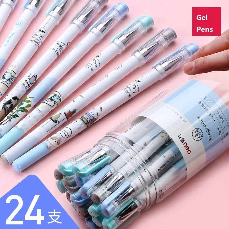 24 Pens Box Cartoon Gel Pen Chinese Drawing Ballpoint Pen Cute Stationery Writing Tool School Supplies Birthday Gift Color Pen
24 Pens Box Cartoon Gel Pen Chinese Drawing Ballpoint Pen Cute Stationery Writing Tool School Supplies Birthday Gift Color Pen