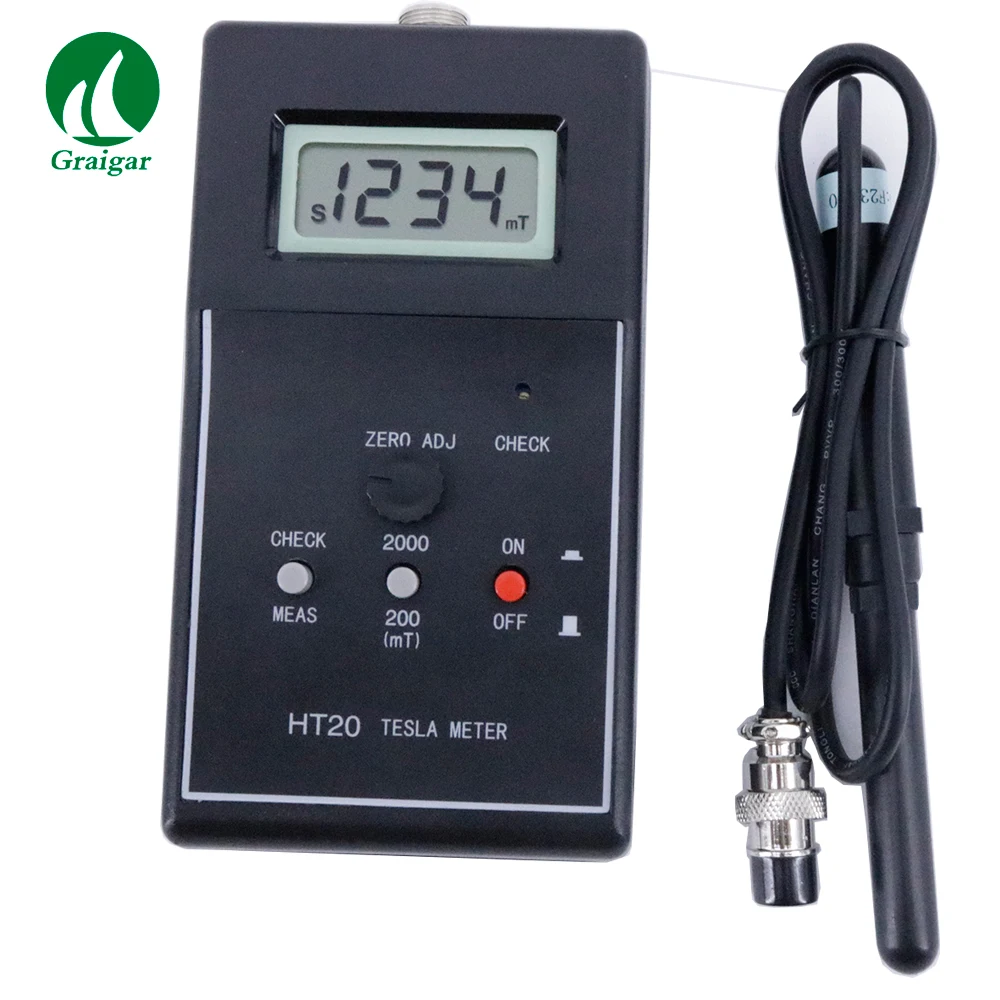 Handheld Digital Gauss Meter Tesla Meter Fluxmeter HT20 Fluxmeter to Measure the Magnetic Field Magnets
Handheld Digital Gauss Meter Tesla Meter Fluxmeter HT20 Fluxmeter to Measure the Magnetic Field Magnets