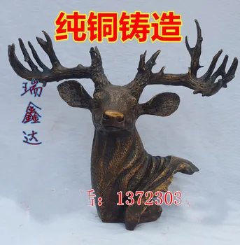 HOT SALE Office home FENG SHUI ART Talisman Money Drawing Fortune elk deer Bronze statue 39CM l
HOT SALE Office home FENG SHUI ART Talisman Money Drawing Fortune elk deer Bronze statue 39CM l