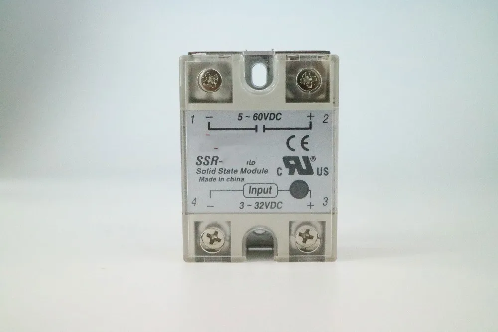 SSR -40DD DC control DC SSR white shell Single phase Solid state relay 40A input 3-32V DC output 5~60V DC Solid state relays
SSR -40DD DC control DC SSR white shell Single phase Solid state relay 40A input 3-32V DC output 5~60V DC Solid state relays
