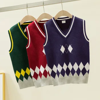 Teenage Spring 100% Cotton Cardigan Teen Boys V-neck Vest Children Waistcoat School Uniform Girls Sweaters for 4 6 8 10 14 Years
Teenage Spring 100% Cotton Cardigan Teen Boys V-neck Vest Children Waistcoat School Uniform Girls Sweaters for 4 6 8 10 14 Years