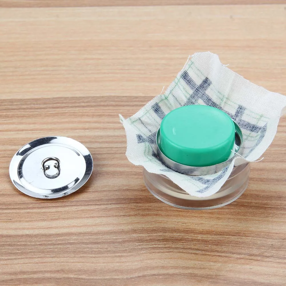 DIY Bag Cloth Buckle Kits Press Button Cloth Base Semi-finished Products with 1 Set Tools LXY9 JY16
DIY Bag Cloth Buckle Kits Press Button Cloth Base Semi-finished Products with 1 Set Tools LXY9 JY16