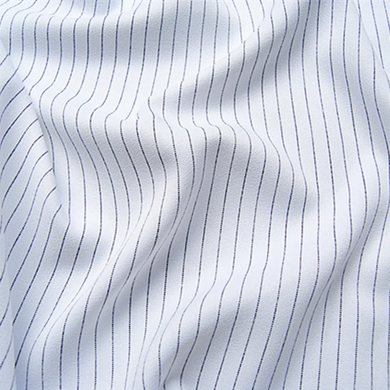 summer Article black and white yarn dyed stripe Opaque high-grade Stretch printed chiffon fabric fabrics
summer Article black and white yarn dyed stripe Opaque high-grade Stretch printed chiffon fabric fabrics