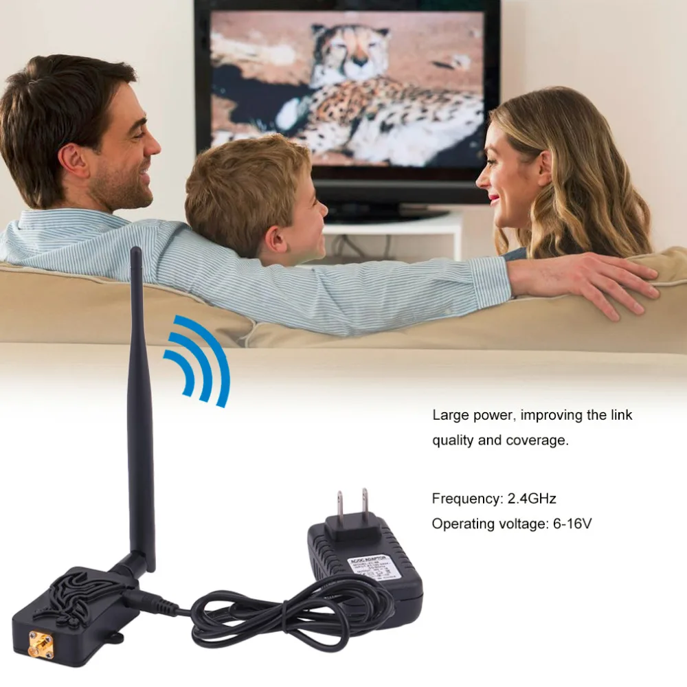 Professional 2.4GHZ 4W Wifi Wireless Broadband Amplifier Router Power Range Signal Booster For Wifi Router
Professional 2.4GHZ 4W Wifi Wireless Broadband Amplifier Router Power Range Signal Booster For Wifi Router