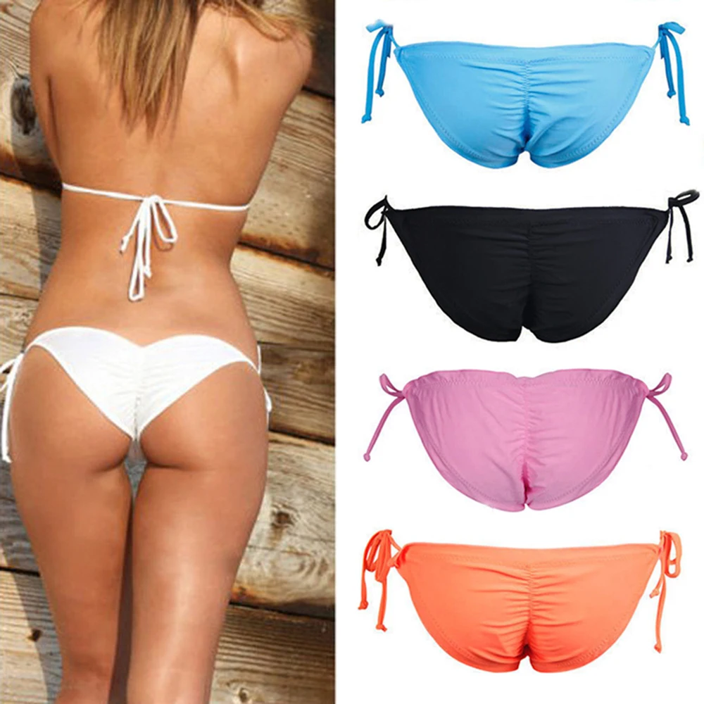 NEW Women Sexy Swimwear Brief Custom Solid Color Only Vintage Lady Bathingsuit Bottom Tie Side Mid Waist Bottom
NEW Women Sexy Swimwear Brief Custom Solid Color Only Vintage Lady Bathingsuit Bottom Tie Side Mid Waist Bottom