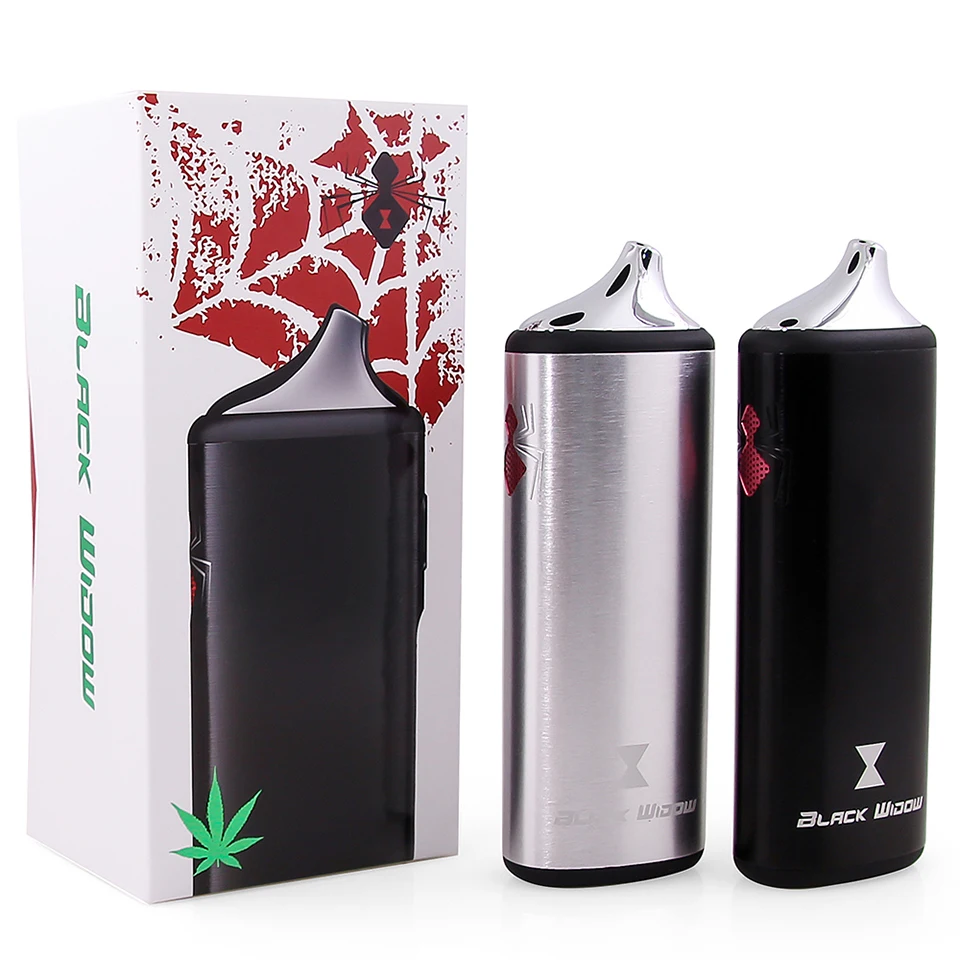 Original Kingtons black widow herbal Vaporizer Kit 2200mAh battery vapor box mod E Cigarete herbal Vape Pen Ceramic heating