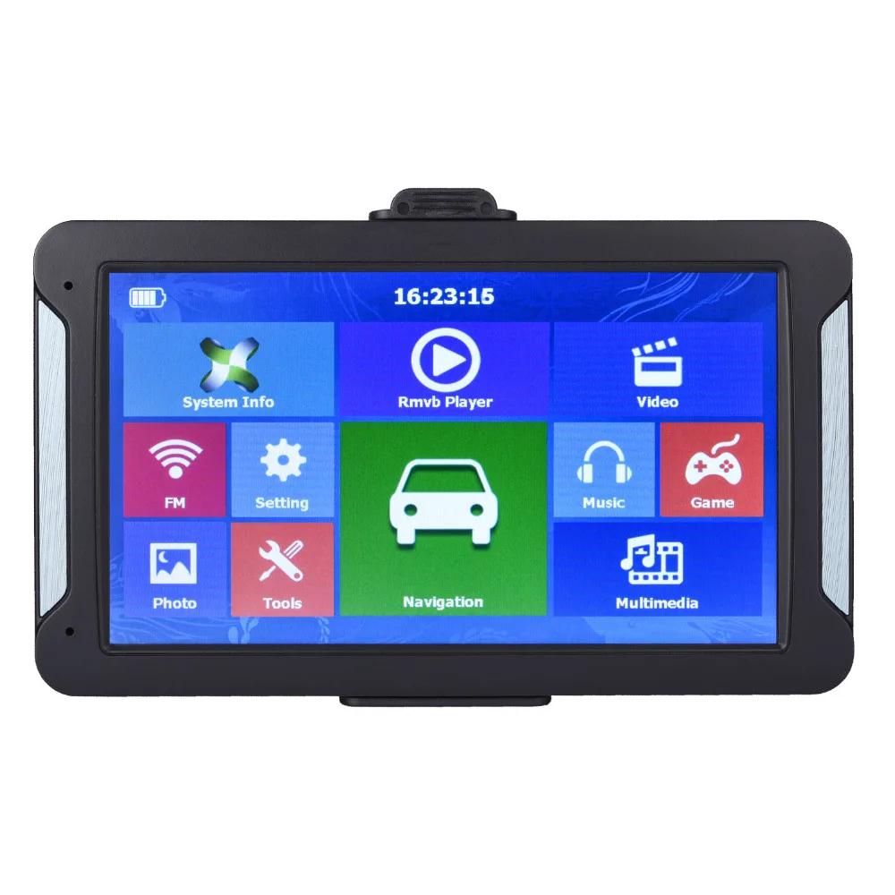 Oriana 7inch HD Car GPS Navigation FM 8G 256MB or 128MB latest Europe Map Resistive or Capacitive Truck gps navigators
Oriana 7inch HD Car GPS Navigation FM 8G 256MB or 128MB latest Europe Map Resistive or Capacitive Truck gps navigators