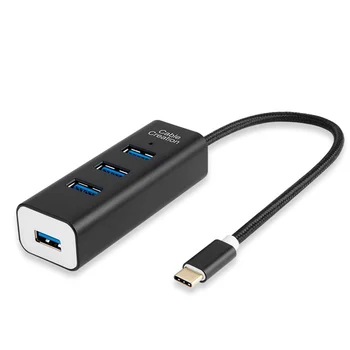 Type C Hub, USB-C to 4-Port USB 3.0 Hub Adapter Compatible Chromebook Pixel,Samsung S9/S8,Mouse,Keyboard,Flash Driver,
Type C Hub, USB-C to 4-Port USB 3.0 Hub Adapter Compatible Chromebook Pixel,Samsung S9/S8,Mouse,Keyboard,Flash Driver,
