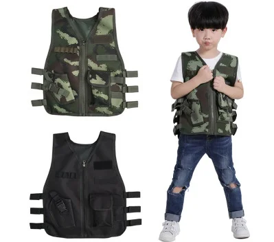 Kids Vest Outdoor Life Game CS Vest Army Fans Outdoor Protective Equipment Soldier Battle Fatigues Camouflage Children's Clothes
Kids Vest Outdoor Life Game CS Vest Army Fans Outdoor Protective Equipment Soldier Battle Fatigues Camouflage Children's Clothes